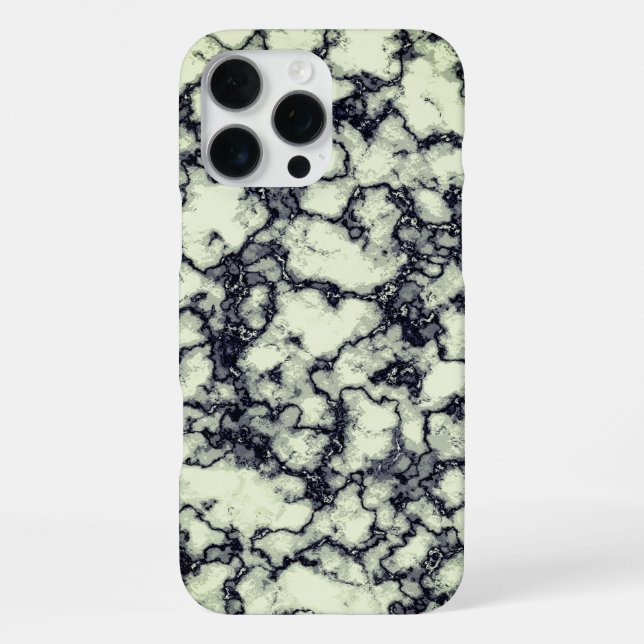 Funda Para iPhone Patrón de mármol blanco y negro de Guay (Reverso )