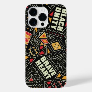 Funda Para iPhone 14 Pro Max Patrón de Mes de Historia Negra