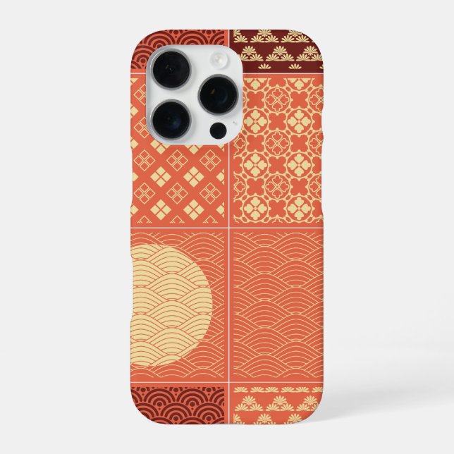 Funda Para iPhone Patrón de mezcla de Wagara (Reverso)