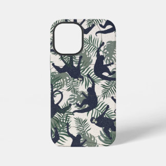 Funda Para iPhone 12 Mini Patrón de mono vintage
