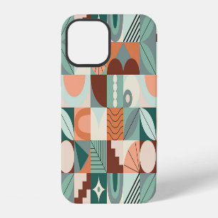 Funda Para iPhone 12 Patrón de mosaico abstracto geométrico sin fisuras