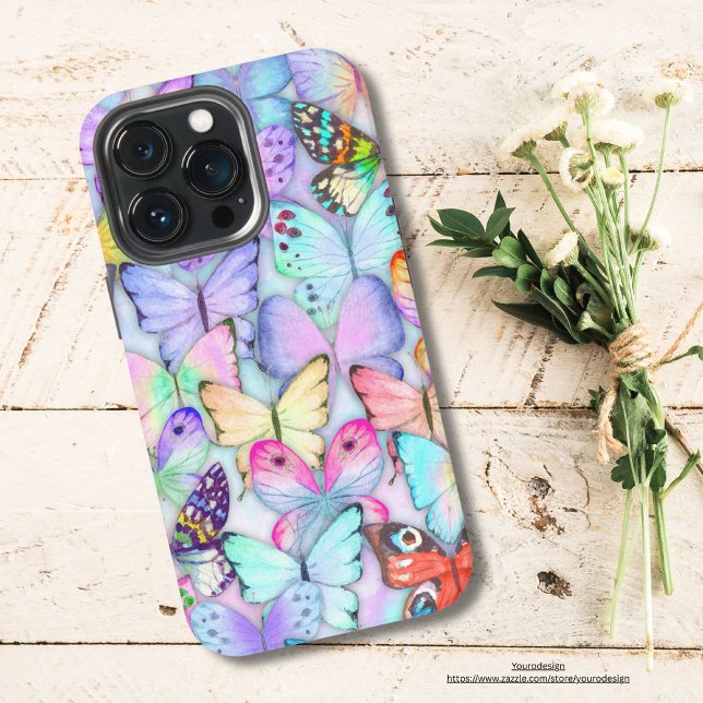 Funda Para iPhone Patrón de moscas acuáticas acuáticas para chicas M (Subido por el creador)