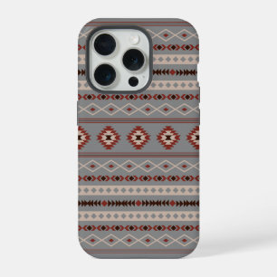 Patrón de motivos mixtos azteca Rust Cream Brown G