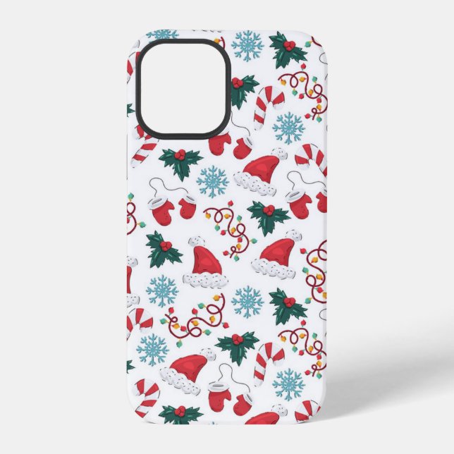 Funda Para iPhone Patrón de navidades (Reverso )