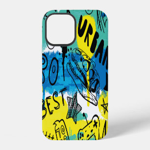 Funda Para iPhone 12 Patrón de niños dibujados a mano