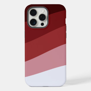 Patrón de onda ombre rojo blanco