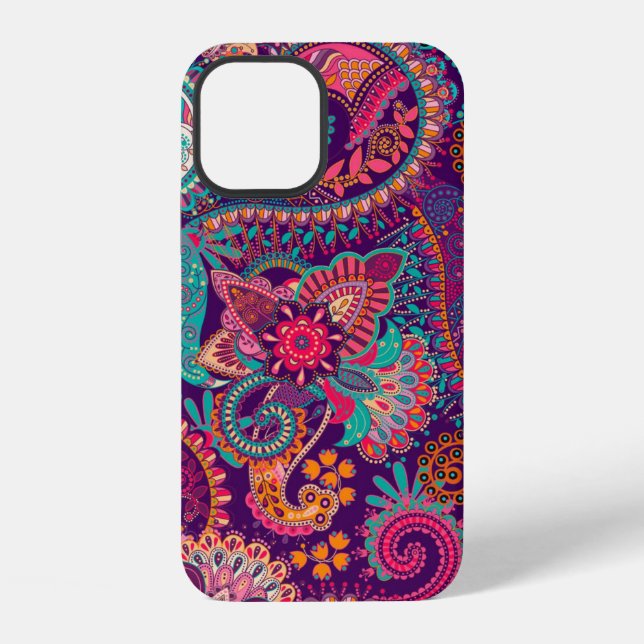 Funda Para iPhone Patrón de Paisley (Reverso )