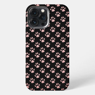 Funda Para iPhone 13 Pro Max Patrón de patas rosa claro