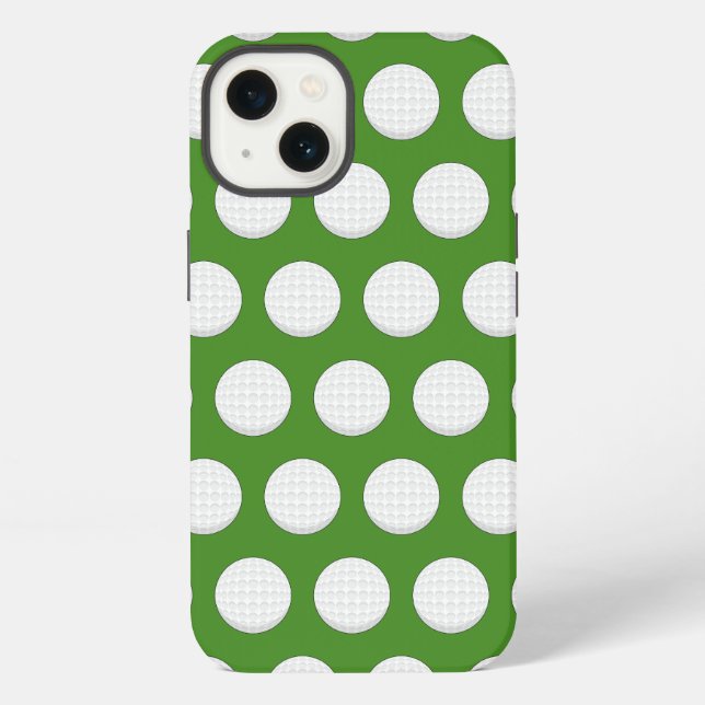 Funda Para iPhone Patrón de Pelota de Golf (Reverso )