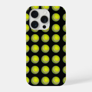 Patrón de Pelota de Tenis Amarillo Negro,