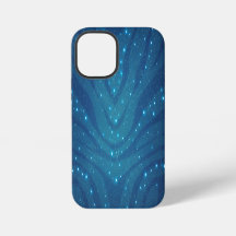 Patrón de piel alienígena azul bioluminiscente - A