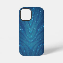 Funda Para iPhone 12 Mini Patrón de piel alienígena azul bioluminiscente - A