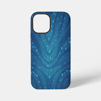 Funda Para iPhone 12 Mini Patrón de piel alienígena azul bioluminiscente - A