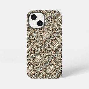 Funda Para iPhone 13 Mini Patrón de piel de leopardo
