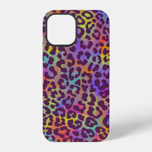 Funda Para iPhone 12 Patrón de piel de leopardo. Fondo de animal repeti