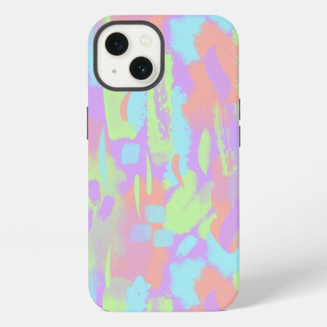 Funda Para iPhone Patrón de pincel (Reverso )