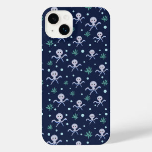 Funda Para iPhone 14 Plus Patrón de pulpo bajo el mar
