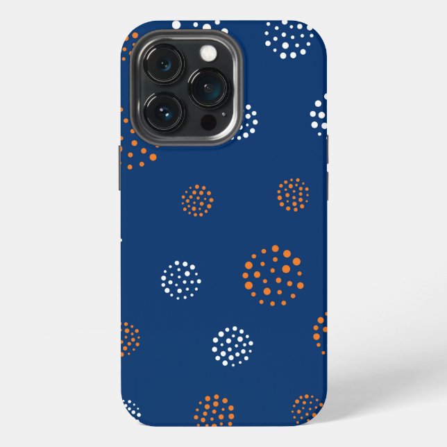 Funda Para iPhone Patrón de puntos 13 (Reverso )
