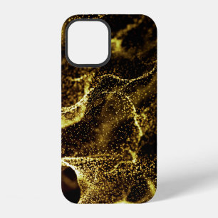 Funda Para iPhone 12 Patrón de puntos futuristas. Explosión de onda ret