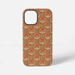 Funda Para iPhone 12 Mini Patrón de rayas de tigre sin costuras