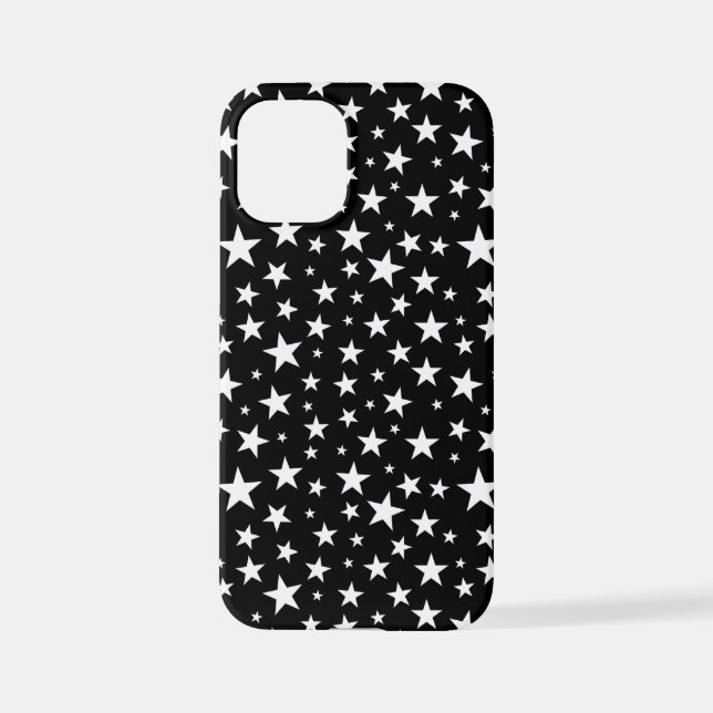 Funda Para iPhone Patrón de repetición de estrella (Reverso )