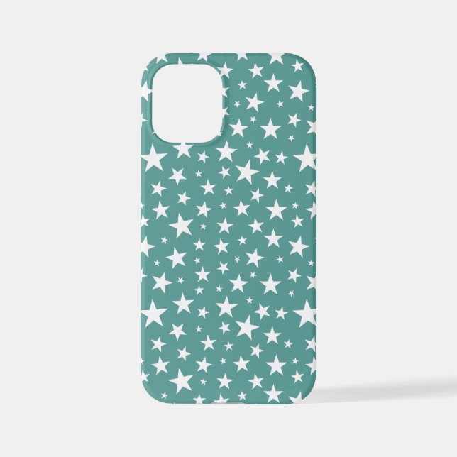 Funda Para iPhone Patrón de repetición de estrella (Reverso )