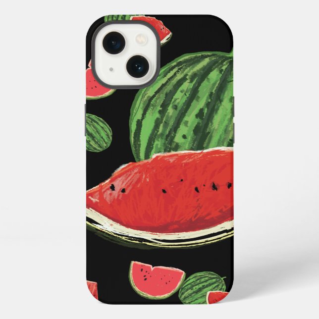 Funda Para iPhone Patrón de sandías (Reverso )
