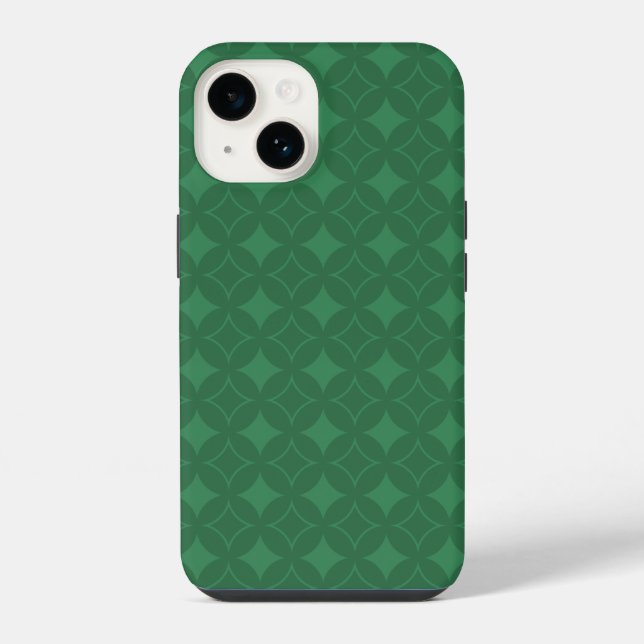 Funda Para iPhone Patrón de Shippo Verde (Reverso )