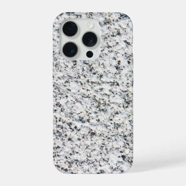 Funda Para iPhone patrón de superficie de granito (Reverso )
