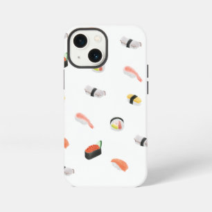 Funda Para iPhone 13 Mini Patrón de Sushi Japonés
