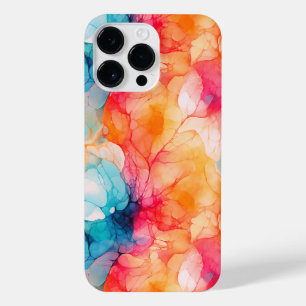 Funda Para iPhone 14 Pro Max Patrón de tinta abstracta