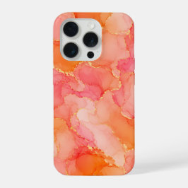 Patrón de Tinta Alcohólica Naranja Rosa
