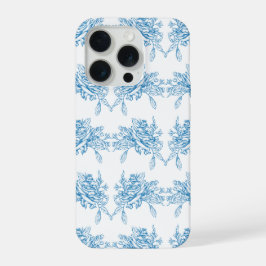 Patrón de Toile Francés Azul