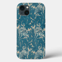Patrón de Tulipán Teal de William Morris