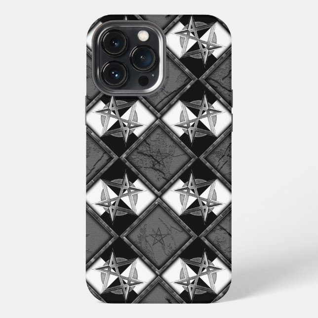 Funda Para iPhone Patrón de Unicursal (Reverso )