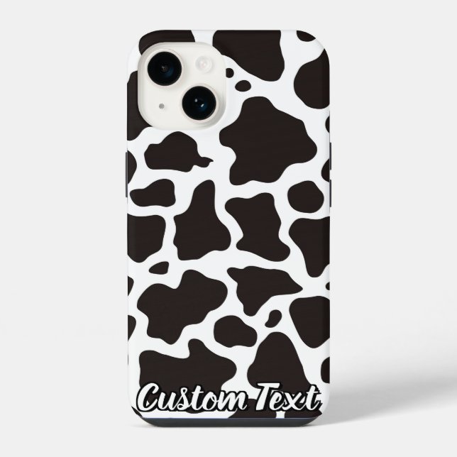 Funda Para iPhone Patrón de vaca (Reverso )