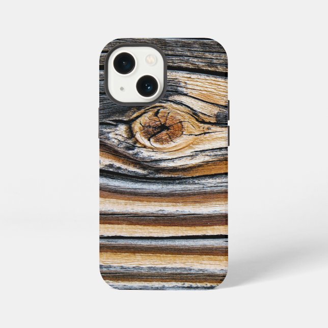 Funda Para iPhone Patrón de veta de madera COOL (Reverso )