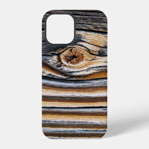 Funda Para iPhone 12 Patrón de vetas de madera COOL
