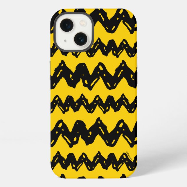 Funda Para iPhone Patrón de Zig Zag de Charlie Brown (Reverso )