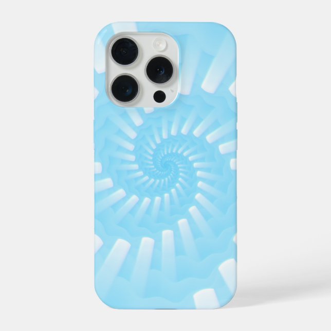 Funda Para iPhone Patrón en espiral (Reverso )