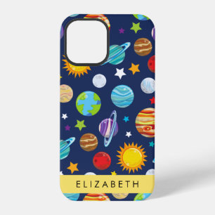 Funda Para iPhone 12 Pro Patrón Espacial, Planetas, Estrellas, Cosmos, Tu N