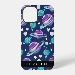 Funda Para iPhone 12 Pro Patrón Espacial, Planetas, Estrellas, Galaxia, Tu
