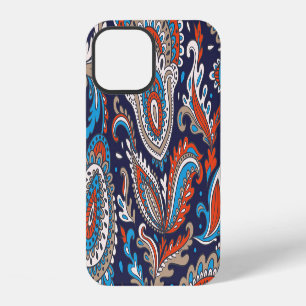 Funda Para iPhone 12 Patrón étnico de la medalla de Paisley india.