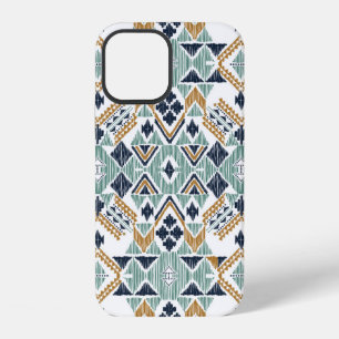 Funda Para iPhone 12 patrón étnico decorativo sin fisuras vintage. Amer