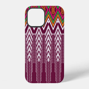 Funda Para iPhone 12 Patrón étnico geométrico tradicional