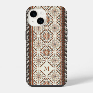 Funda Para iPhone 14 Patrón étnico oriental floral