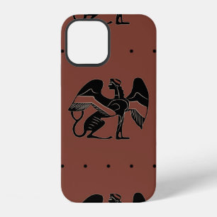 Funda Para iPhone 12 Patrón étnico sin foco con un fantástico sphi alad