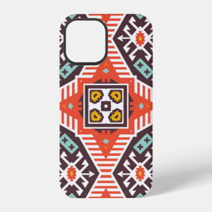Funda Para iPhone 12 Patrón étnico tribal colorido sin costuras