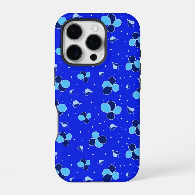 Funda Para iPhone Patrón floral (Reverso )
