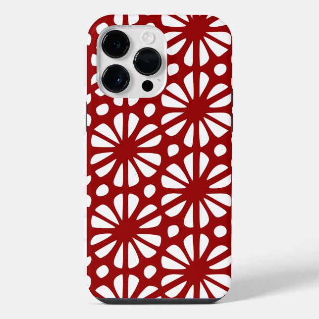 Funda Para iPhone Patrón floral (Reverso )